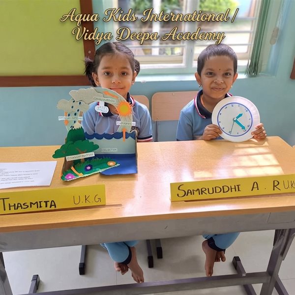 UKG class at Aqua Kids International, Nandini Layout